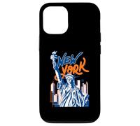 L'horizon de Lady Liberty à New York, Un Tourisme coloré à New York Coque pour iPhone 12/12 Pro