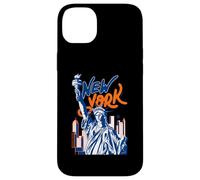L'horizon de Lady Liberty à New York, Un Tourisme coloré à New York Coque pour iPhone 14 Plus
