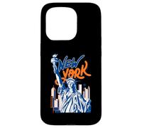 L'horizon de Lady Liberty à New York, Un Tourisme coloré à New York Coque pour iPhone 15 Pro