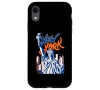 L'horizon de Lady Liberty à New York, Un Tourisme coloré à New York Coque pour iPhone XR