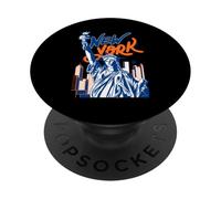 L'horizon de Lady Liberty à New York, Un Tourisme coloré à New York PopSockets PopGrip Adhésif
