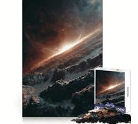 L'Horizon de l'astéroïde Puzzle de 1000 pièces pour Adultes Jeu de réflexion Loisirs d'intérieur Finitions précises Objet de Collection 50x75cm