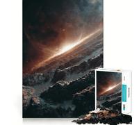 L'Horizon de l'astéroïde Puzzle de 1000 pièces pour Adultes Jeu de réflexion Loisirs d'intérieur Finitions précises Objet de Collection 50x75cm