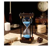 l'horloge, Sablier sablier minuteries double Protection enfant sablier Assistant de gestion du temps, cadeau créatif(Blu,30 minutes)