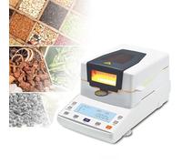 LHQYA Dessiccateur Halogène 110 G, Testeur Numérique D'humidité, Précision De Lecture De 0,01 G, Plage De Température : 40-199 °C, Durée : 1-99 Minutes, pour L'alimentation, l'agriculture
