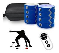 LHQYA LED Reaction Training Light Lamp, Agile Fitness Light with Remote Control, 4 Colors/4 Training Modes/270° Viewing/10M Connection Distance, for Physical Training