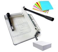 LHQYA Massicot Manuel A4, Massicot Professionnel avec Compartiment De Rangement, Largeur De Coupe : 315 mm, Épaisseur De Coupe : 0,1 À 40mm, pour Les Bureaux, Les Écoles, Les Particuliers