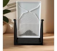 LHQYA Modèle Expérimental De Planche De Galton, 15 X 11 Cm, Modèle Mathématique De Distribution Normale, Démonstration Efficace De Lois Statistiques, pour Éveiller La Curiosité