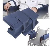 LHQYA Tampons Accoudoirs PU en Fauteuil Roulant, Une Paire Coussinets De Support Latérale avec des Sacs De Rangement, des Sangles Doubles Réglables pour Empêcher Les Bras De Incliner Et De Glisser