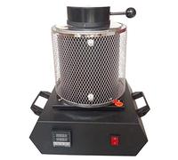 LHRGYY Four De Fusion Professionnel,Four de Fusion électrique 220V pour la coulée des métaux pour la Fonte d'argent en Alliage d'or et d'argent Raffinage de la Fonte,Black-3KG