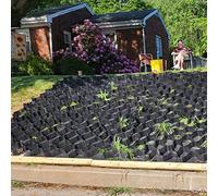 LHRUI Grille de Gravier Stabilisateur de Grille de Geo de Pente Raide, Pavés Antidérapants pour L'aménagement Paysager, Géowebs Polyvalents pour Les Pentes Abruptes/Renforcer Le Remblai