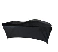 LHSJYG Coussin de Lit de Cils en Mousse Haute Densité Matelas de Massage et Housse de lit en Mousse à mémoire de Forme Matelas de Salon de beauté Noir