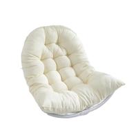 LHSJYG Coussin pour Chaise Suspendue Coussin de Chaise Suspendu épais en Coton perlé de 85 cm, Doux et agréable for la Peau, for l'intérieur et l'extérieur, idéal for Un Balcon(White)