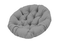 LHSJYG Coussin pour Chaise Suspendue Coussin de siège de Patio 24 po x 24 po, Coussins de Chaise Amovibles for Chaise Suspendue de Bureau, Chaise en Osier, Chaise de Jardin en Forme d'œuf(Dark Gray)