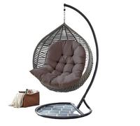 LHSJYG Coussin pour Chaise Suspendue Coussin de siège de Remplacement for balancelle Suspendue(Dark Gray)