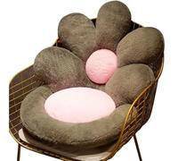 LHSJYG Coussin pour Chaise Suspendue Coussin de siège en Forme de Fleur, Mignon, antidérapant, for canapé, décoration de Chambre à Coucher, 50,8 x 50,8 cm(Grey)