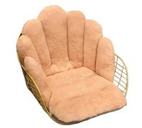 LHSJYG Coussin pour Chaise Suspendue Coussin Lombaire en Forme de Palmier for Chaise de Bureau à Domicile, Coussin de siège, Dossier de Fauteuil en Peluche, Coussin de canapé(Khaki)