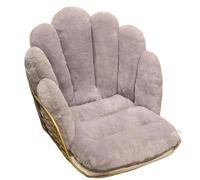 LHSJYG Coussin pour Chaise Suspendue Coussin Lombaire en Forme de Palmier for Chaise de Bureau à Domicile, Coussin de siège, Dossier de Fauteuil en Peluche, Coussin de canapé(Gray)
