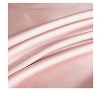 LHSJYG Drap De Lit en Soie Ice Drap Plat de Couleur Unie Drap de lit en Soie de mûrier Naturel King Queen Size Luxe Drap de lit Confortable Super Doux(Light Pink,260x350cm)