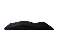 LHSJYG Lit à Cils Matelas en Mousse Coussin De Table De Massage Courbé,Surmatelas de lit de Massage Matelas Anatomique en Mousse à Vagues Matelas de lit en éponge pour Salon Beauté (Black)