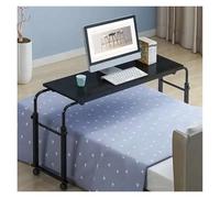 LHSJYG Table D'appoint Bureaux d'ordinateur rétractables multifonctionnels, lit réglable, Tables élévatrices Mobiles, croisé Paresseux, Table Portable(120cm Black-b)