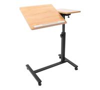 LHSJYG Table D'appoint Support Mobile for Bureau à Domicile, d'ordinateur Portable, Plateau Rotation réglable, Table d'étude Debout