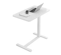 LHSJYG Table D'appoint Table d'appoint de lit portative Mobile, Bureau d'ordinateur, Debout réglable en Hauteur-avec 4 roulettes roulantes