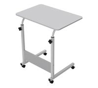 LHSJYG Table D'appoint Table Mobile réglable en Hauteur, Bureau de lit avec roulettes, Support Plateau for Ordinateur Portable, 60 cm Large x 40 Profondeur 87