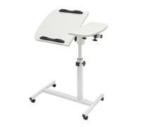 LHSJYG Table D'appoint Table roulante réglable for Ordinateur Portable - Bureau d'ordinateur Mobile avec Roues verrouillables et réglages de Hauteur
