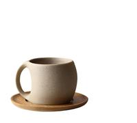 LHSJYG Tasses à Café avec Soucoupe Tasses à café et soucoupes en céramique, tasse à eau, tasse de 220 ml, tasse à thé de l'après-midi, tasse à café