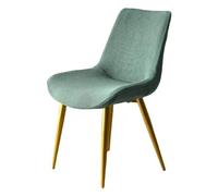 LHTCCSHL Housse de Chaise Scandinave, Housse de Chaise Salle a Manger Coquille Housse de Siège de Table à Manger Incurvée Amovible Couverture de Chaise pour Hôtel (Color : Green)