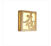 LHTCZZB Lampes de Style Japonais Luminaires muraux à LED Luminaire créatif Lampe Murale en Bois Massif Minimaliste Salon Aisle Décoratif Applique Murale Lumières LED Chip Chambre Lampe de Chevet