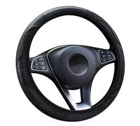 Lhuayeu Couvre Volant Voiture pour Renault Clio 4 IV 2012-2016/ Captur 2013-2016, Housse de Volant de Voiture Microfibre Cuir, Antidérapant Respirant Souple, 37-39cm,B