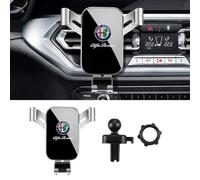 Lhuayeu Support Telephone Voiture pour Alfa Romeo Tonale 965 2022-2023 2024, Porte Telephone Voiture Rotatif à 360 Degrés pour Grille D'aération de Accessoire Voiture,B