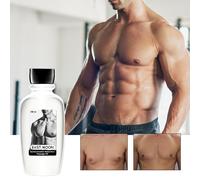 L'huile De Massage De Serrage Du Sein Masculin Resserre La Poitrine Montre De Plus Petites Augmentations De La Ligne De Gilet De Mise En Forme Des Muscles Abdominaux