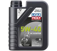 Huile moteur moto 4 temps 5W-40 HC Scooter API SN PLUS JASO 1 litre Liqui Moly