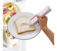 LHUITUI Imprimante Pain et Biscuits, Imprimante multifonctionnelle Comestible, Stylo à Jet d'encre Comestible, Fonction Mémoire, Type-C, Connexion Bluetooth Machine-redinkcartridge+auxiliaryruler