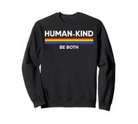 L'humanité, Soyez à la Fois Gay Pride, alliée LGBTQ, Arc-en-Ciel Sweatshirt