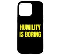 L'HUMILITÉ EST Une Phrase en Gras ARROGANTE Sarcastique Ensemble Coque pour iPhone 15 Pro Max