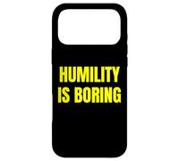L'HUMILITÉ EST Une Phrase en Gras ARROGANTE Sarcastique Ensemble Coque pour iPhone 17 Pro Max