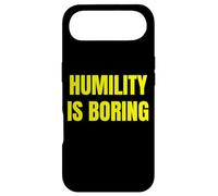 L'HUMILITÉ EST Une Phrase en Gras ARROGANTE Sarcastique Ensemble Coque pour iPhone Air