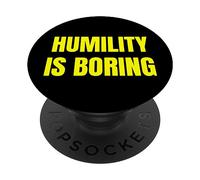 L'HUMILITÉ EST Une Phrase en Gras ARROGANTE Sarcastique Ensemble PopSockets PopGrip Adhésif