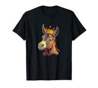 L'humour règne avec un âne amusant couronné pour adultes et enfants T-Shirt