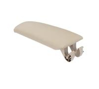 LHVHPKUKAN 8E0864245E en Cuir adapté for Audi A4 B6 B7 2002-2007 Couvercle de loquet d'accoudoir de Voiture Couvercle de Console Centrale Capuchon de Protection Accessoires de Style(Beige)