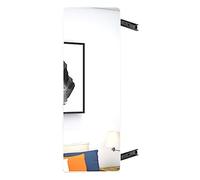 LHX Miroir de Montage Rotatif Push-Pull Rabattable intégré, Miroir Coulissant Invisible dans l'armoire, Miroir intégral avec glissières dans l'armoire Domestique (Color : White, Size : 90 * 40cm)