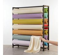 LHXLSH Grand Support De Rangement pour Rouleaux De Tissu, Présentoir pour Échantillons De Tissu, pour L'exposition De Divers Produits en Bobines, Support De Bobine(200 * 150cm/78.7 * 59in)