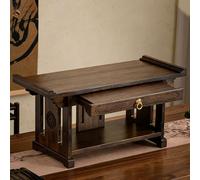 LHXLSH Table D'autel Bouddhiste avec Tiroirs De Rangement, Armoire De Prière Bouddhiste Chinoise, Sanctuaire Personnel, pour PrièRes Culte(60 * 25cm/23.6 * 9.8in)