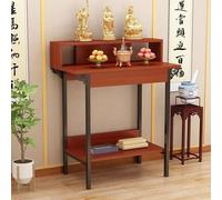 LHXLSH Table D'autel pour La, Ensemble Support Et Étagère pour Autel Bouddha, Armoire De Prière Bouddhiste Chinoise, pour PrièRes Culte(Brown,80 * 42cm/31.5 * 16.5in)
