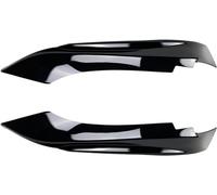 LHyfA Ailettes de Séparation de Pare-Chocs Avant,pour BMW F32 F33 F36 4 Series 2014-2020 M-Sport M-Tech,Aileron Pare-Chocs Avant Séparateur Lame Plaque Protection,B-Glossy Black