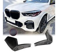 LHyfA Ailettes de Séparation de Pare-Chocs Avant,pour BMW X5 G05 xDrive40i xDrive50i xDrive30d M50d M Sport SUV 2019-2020,Aileron Pare-Chocs Avant Séparateur Lame Plaque Protection
